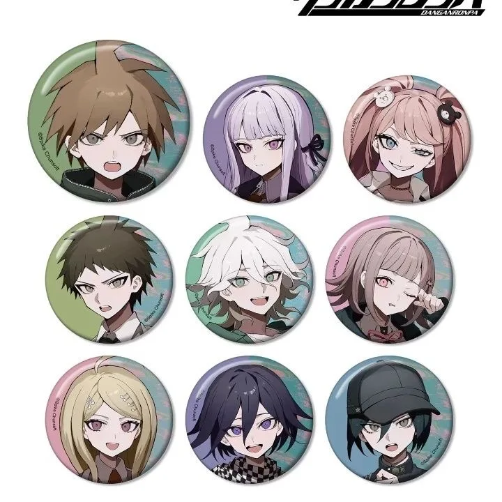 Danganronpa Komaeda Nagito Saihara Shuichi Akamatsu Kaede Brooch Clothing Bag Lapel Pin Souvenir Soft Button DecorativeHat Badge