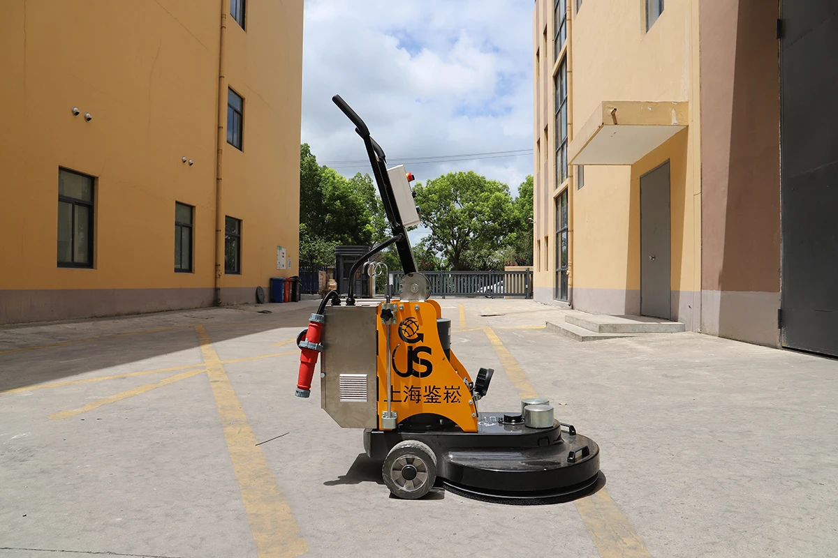 High Speed Automatic C1 Floor Burnisher with 10HP Motor & Gearbox for Epoxy Concrete Polishing 27 Inch Professional