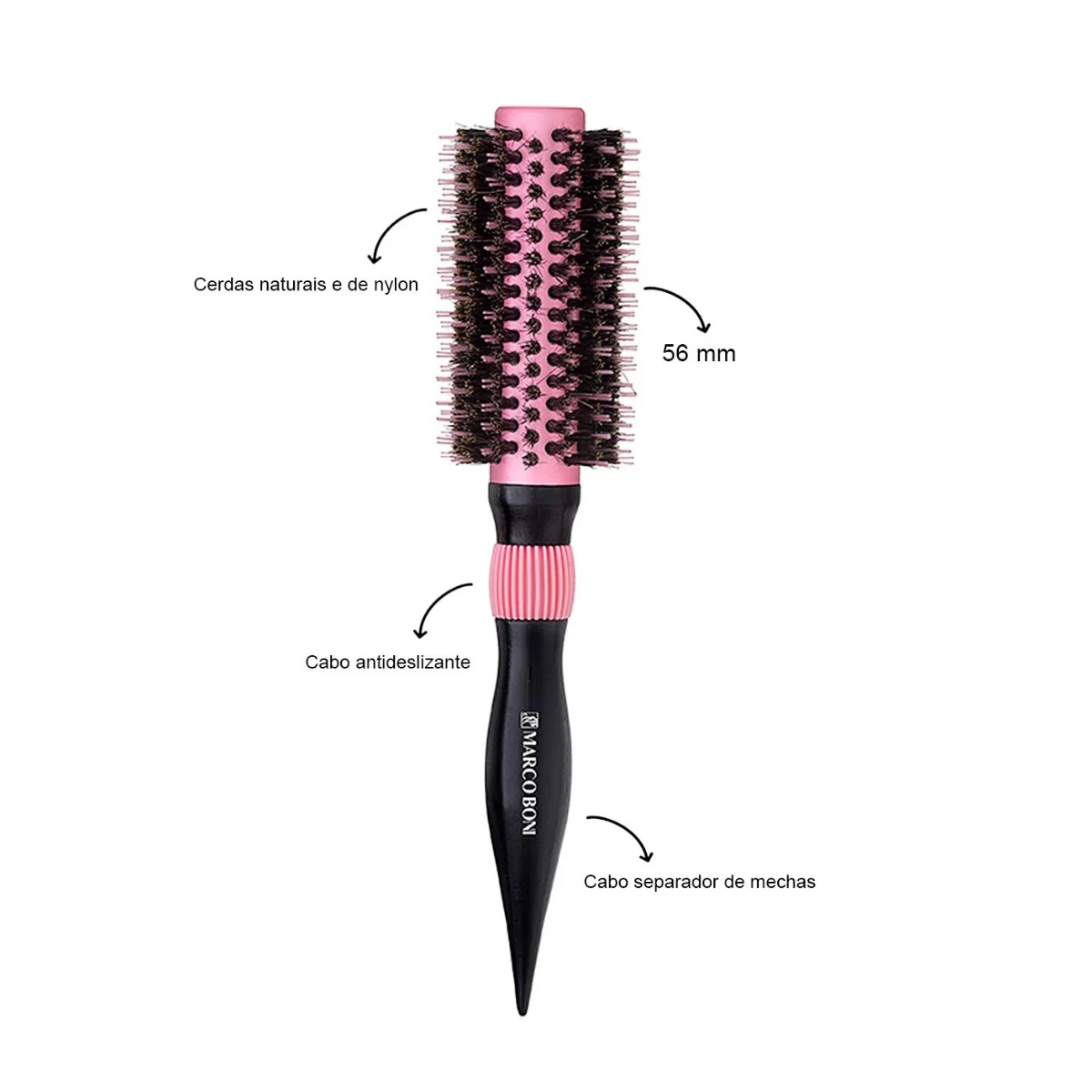 56mm Marco Boni Premium Thermal Professional Hair Brush