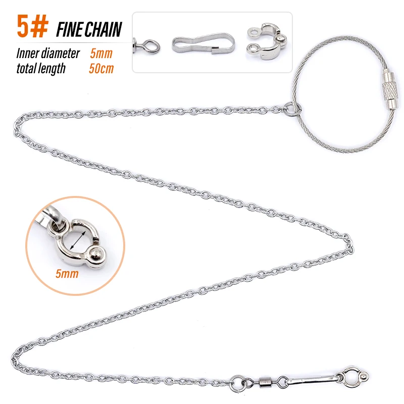 Vogel Papagei Fußkette Edelstahl Knöchel Fuß Ring Ständer Kette Outdoor Fliegen Training Starling Taube Vogel Zubehör – Detail 6