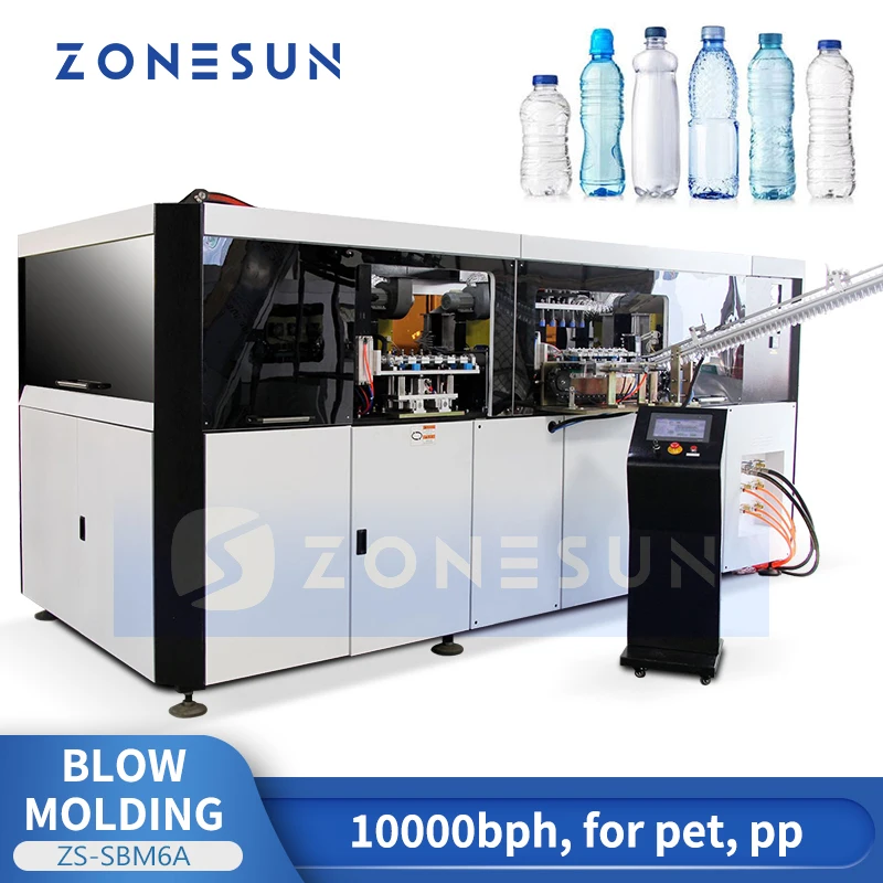ZONESUN ZS-SBM6A Fully Automatic PET Blow Molding Machine for juice Water Bottle Making Machine