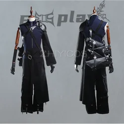 Final Fantasy FF7 Remake Cloud Strife Cosplay Costume Outfit Pauldrons Halloween Adult Costumes for Women/Men Customize