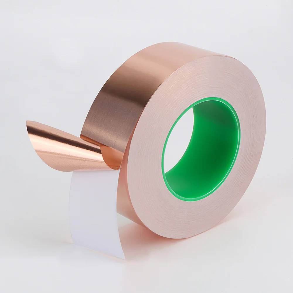 Copper Foil Tape Double-Sided Conductive High Temperature Resistant Electronic Product Circuit Board Shielding Electromagnetic