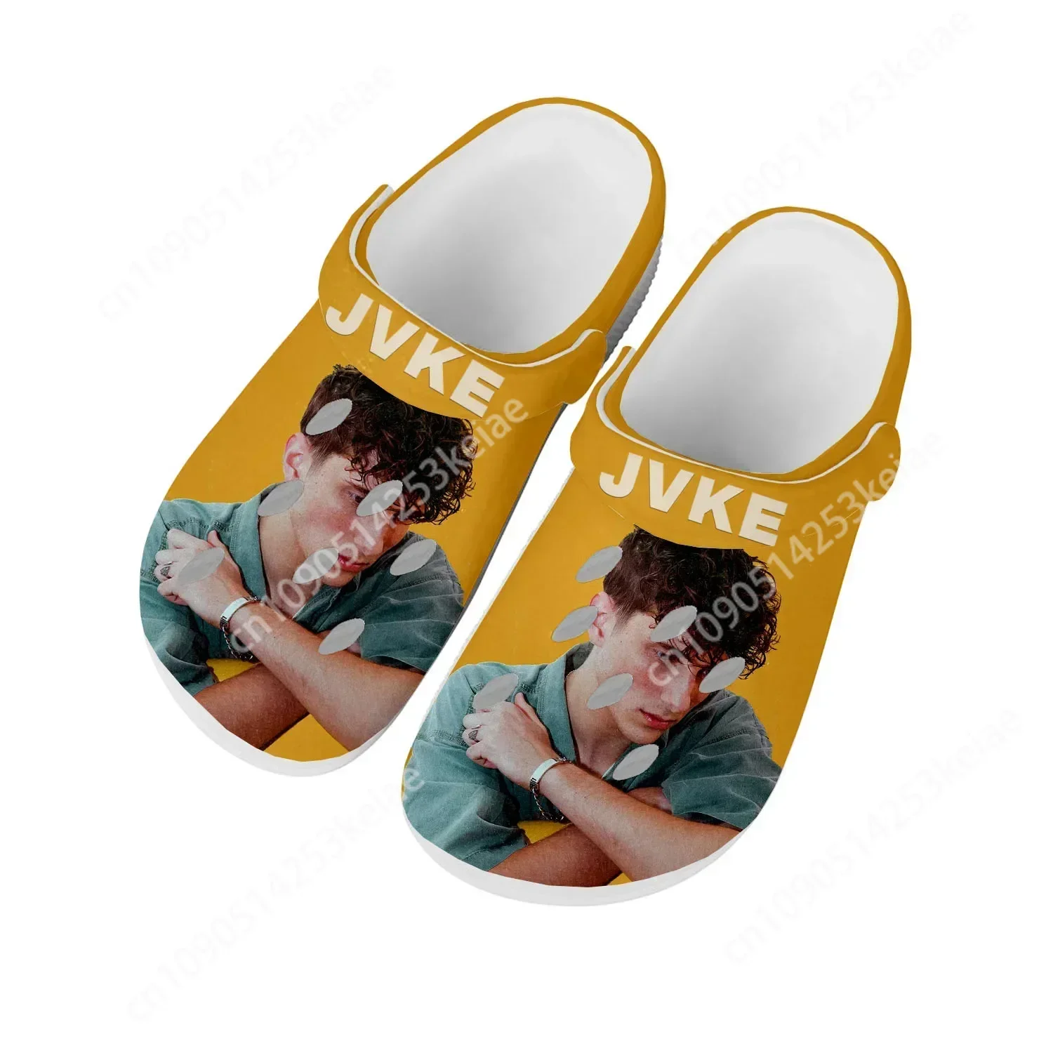 JVKE Popular Singer Pop Music Home Clogs Custom Water Shoes Mens Womens Teenager Shoe Garden Clog Breathable Beach Hole Slippers