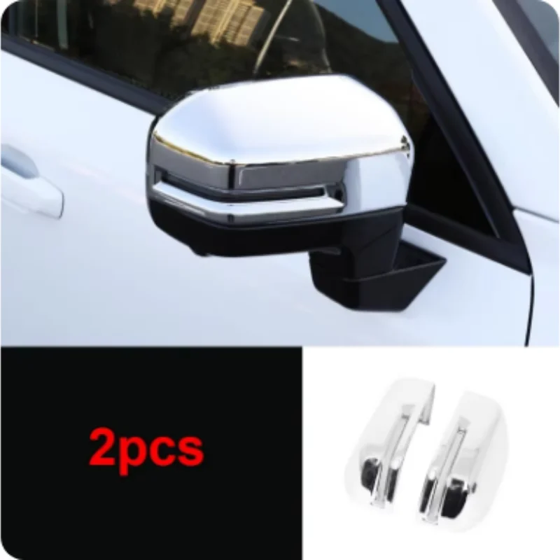 ل GWM Haval DARGO كول دوج 2022-2024 غطاء مرآة الرؤية الخلفية المطر الحاجب الخارجي الزخرفية الغطاء الواقي #5