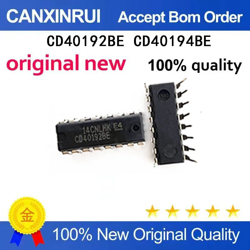 (5-100 Pieces)New original CD40192BE CD40194BE shift register chip IC directly inserted DIP-16