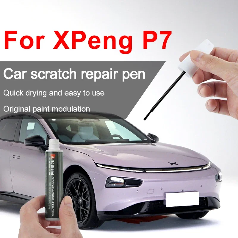 

Для XPeng P7 ручка для удаления царапин и ремонта краски, заводской процесс, соответствующий цвету, инструмент для ремонта автомобильной краски, мениск, серебристо-белый