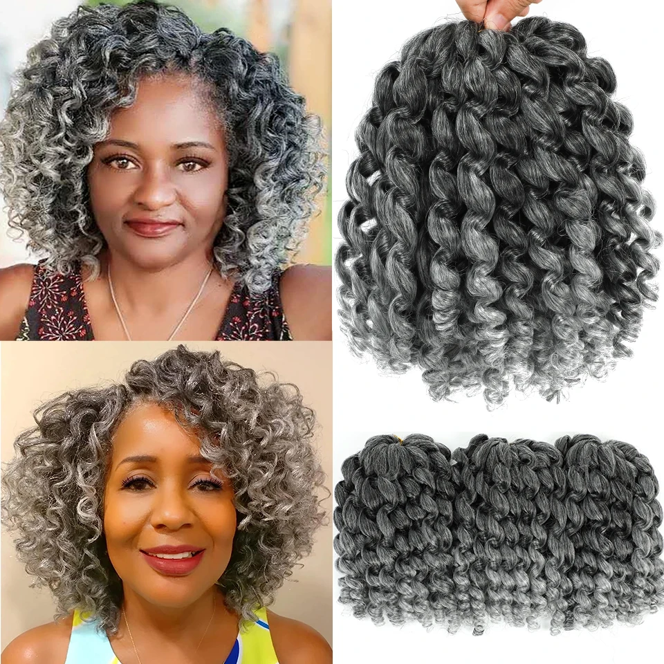 Ombre Wand Curl Crochet Hair #27 613 30 350 1B Bug Purple Grey 14 Colors Synthetic Jamaican Bounce Crochet Hair 20 Strands/Pack