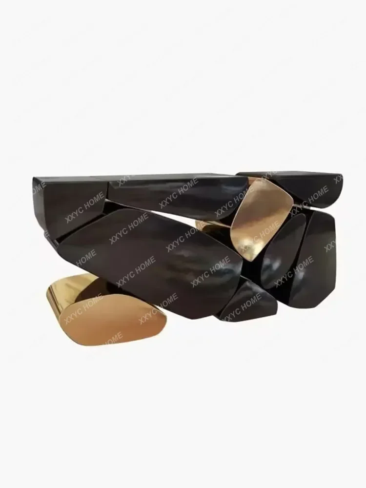 

Металлический декоративный столик для прихожей в стиле модерн, креативный дизайн для дома, виллы, террасы, бара