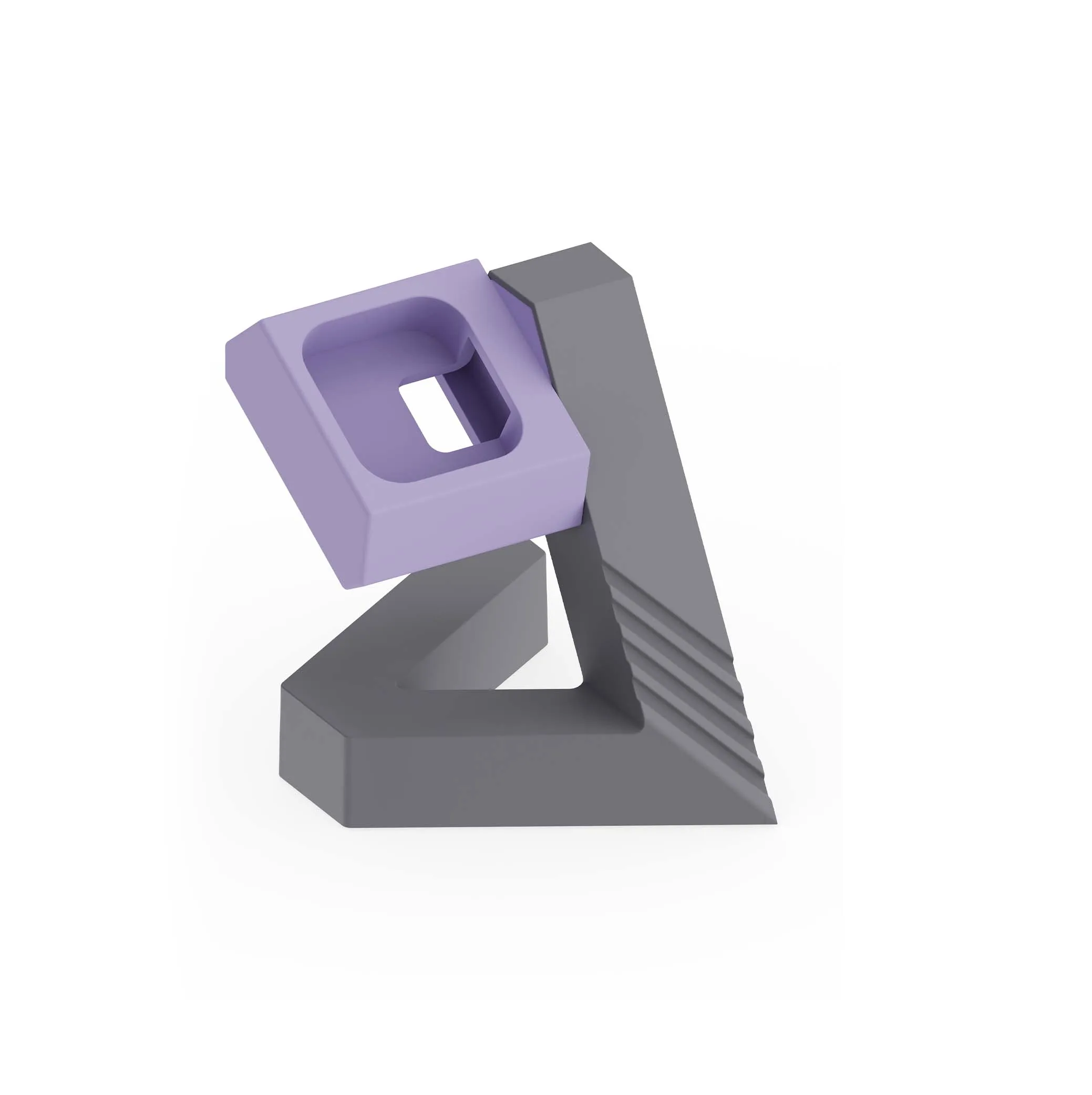 PC-geometrischer Uhrenständer für OPPO Watch X3/X2 Watch4pro/4/3pro/3/SE Smart Watch Dock Ladegerät Ständer Adapter Smart-Zubehör