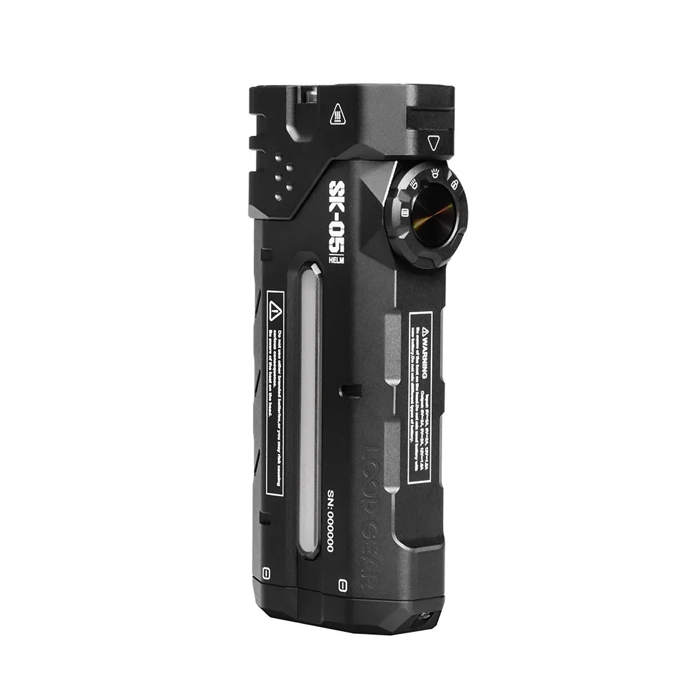 LOOP SK05 Versatile Magnetic Torch for Adventure Seekers,LED Flashlight 2850LM with Multi-functional Side Lights for Camping