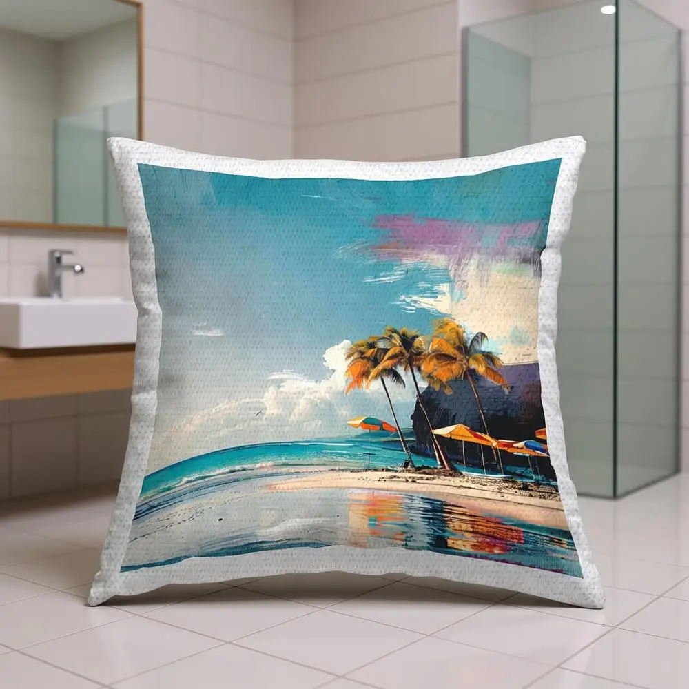 

Подушка Ocean Serenity Outdoor, 18 x 7 x 18, синяя