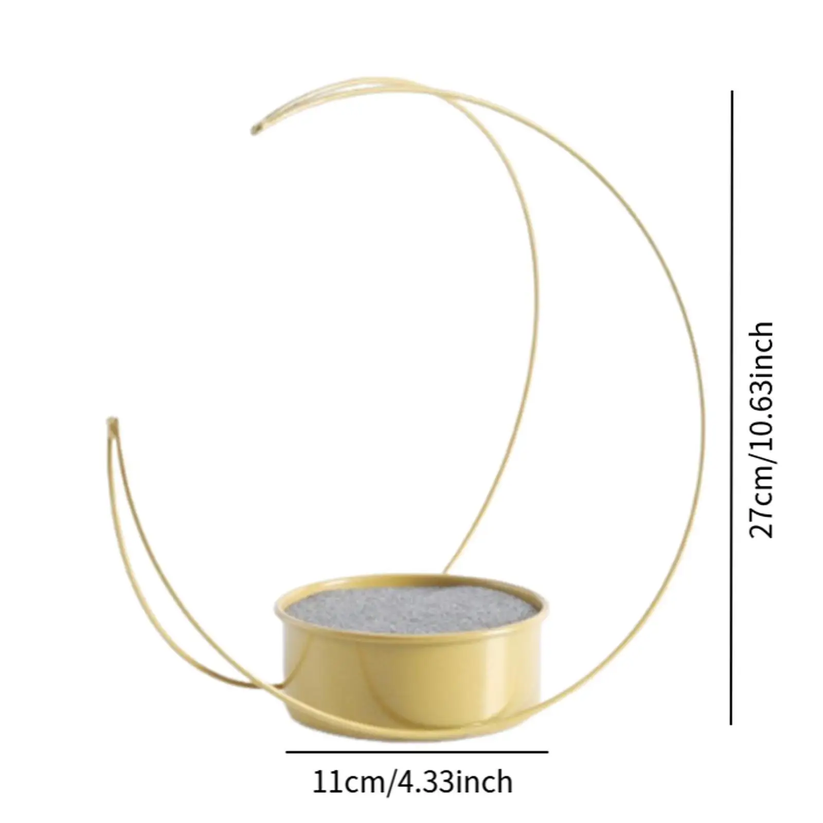 سلة للزهور زخرفة حامل معدني ديكور احتفالي حامل زهور قطعة مركزية للطاولة لخزانة المكتب وغرفة المعيشة ورف الكتب والنوم