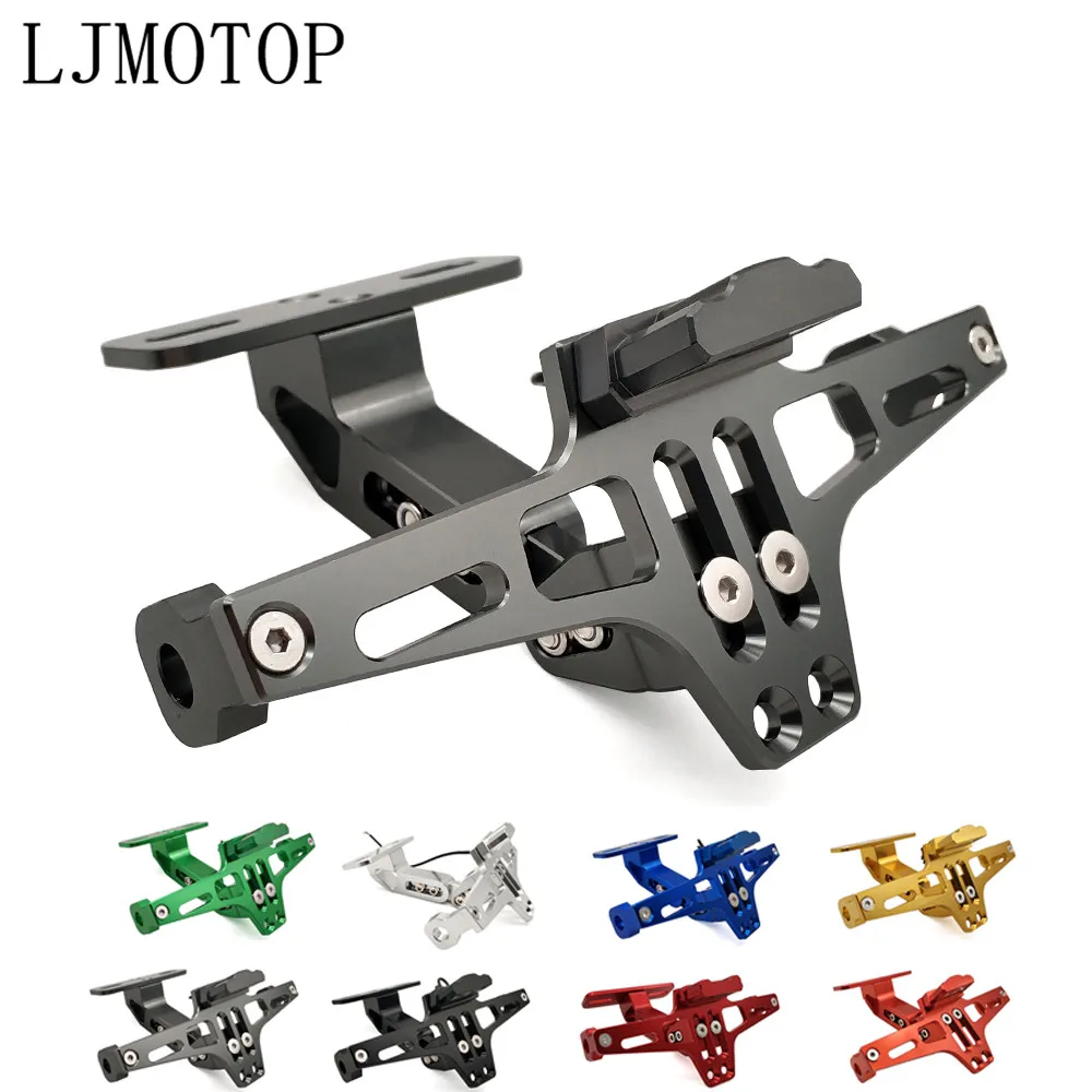 For Honda MSX 125 X-ADV XADV X ADV 750 X11 ST1300 CNC Motorcycle License Number Plate Frame Holder Bracket With Signal