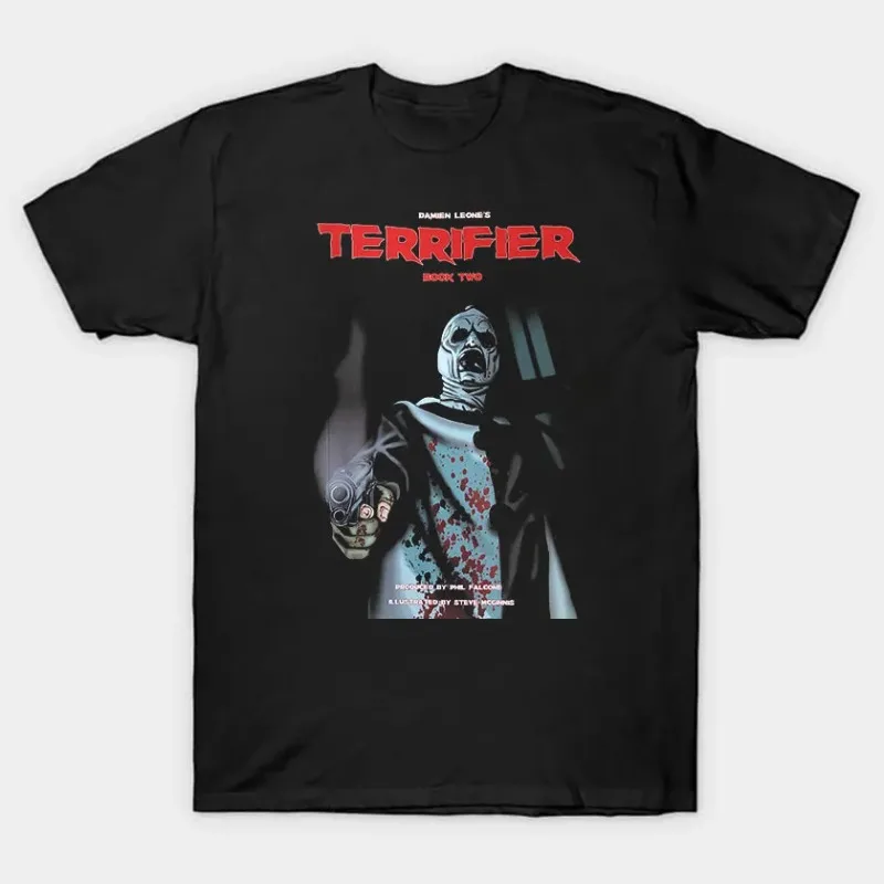

Более Then Awesome Terrifier Movie Horror Art The Clown Scary Film 1 Для подарка на Хэллоуин Одежда Хлопковая футболка с принтом размера плюс