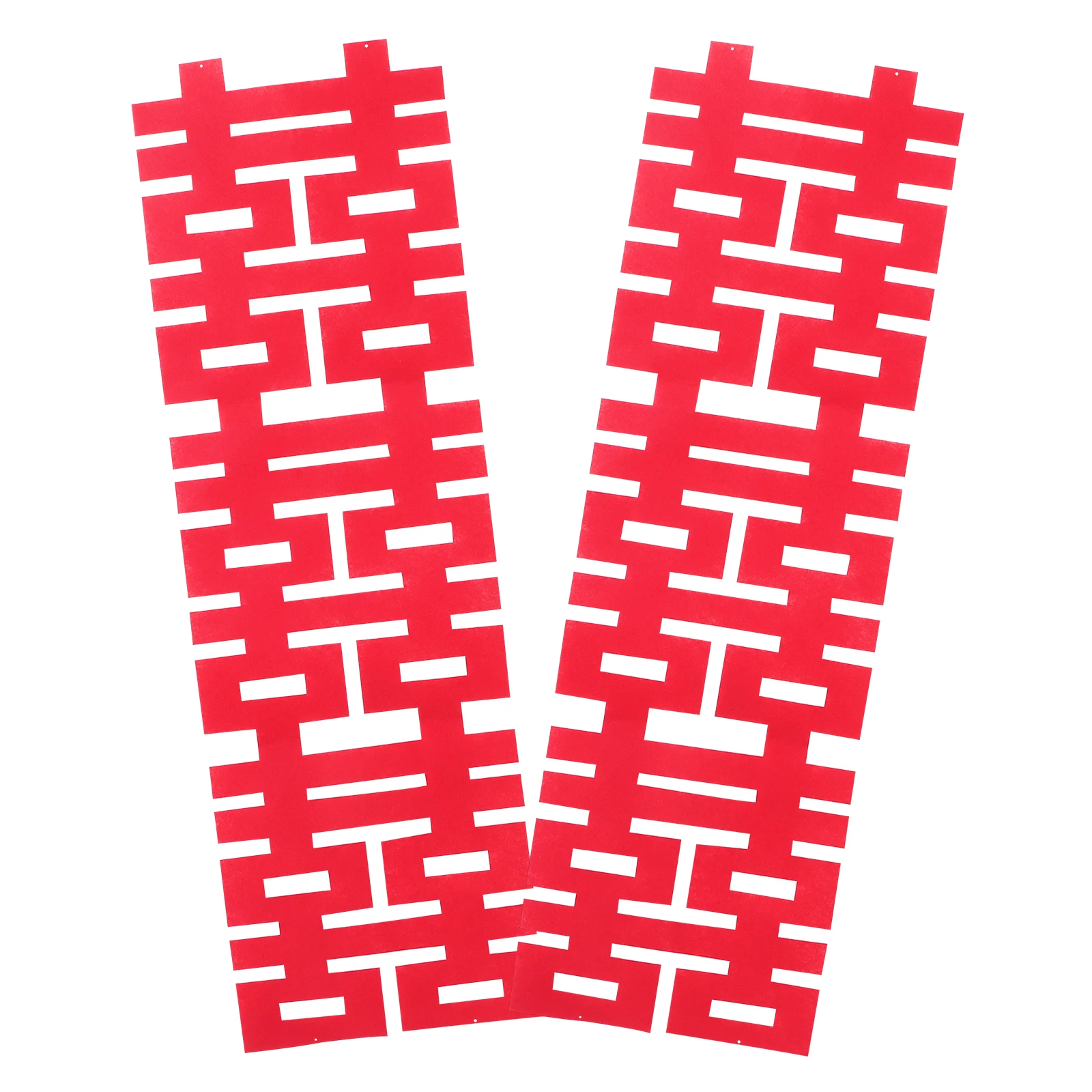 

Creative Chinese Wedding Decorations Red Felt Photo Props Wall Door Hanging Banner Felt Backdrop Decorations Wedding Anniversary