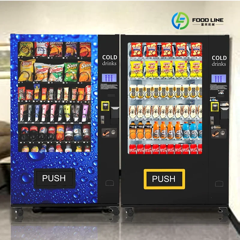 FL Large Capacity Cold Drink Vending Machine with SDK Customizable Shape for Retail Use Custom