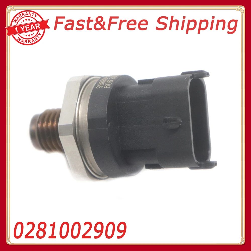 

Car Fuel Rail Pressure Sensor 0281002909 For HYUNDAI Tucson 2004-2008 Elantra 2001-2006 Santa Fe 2000-2005