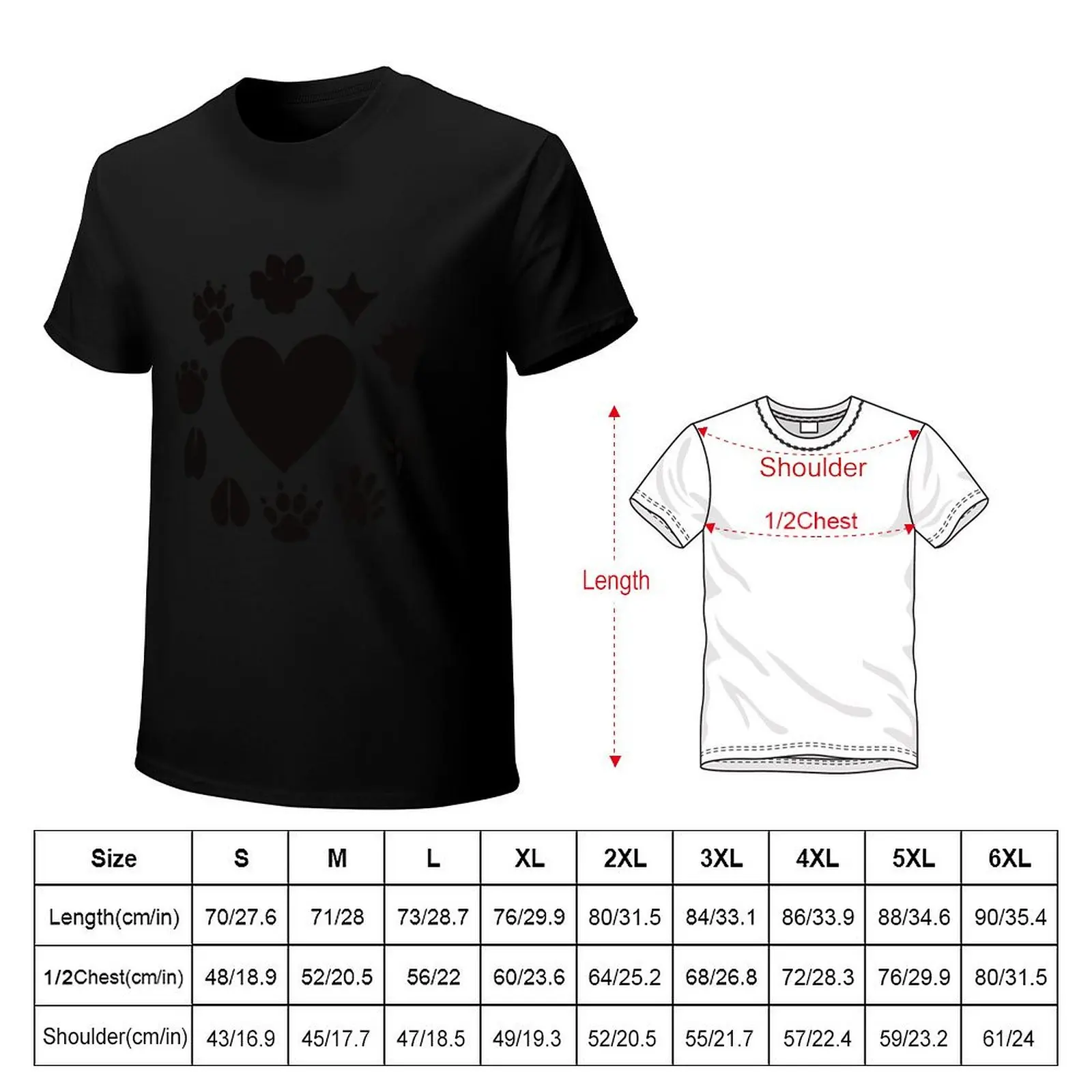 Veterinary Medicine Heart T-Shirt Anti-Wrinkle Short Sleeve T-Shirt