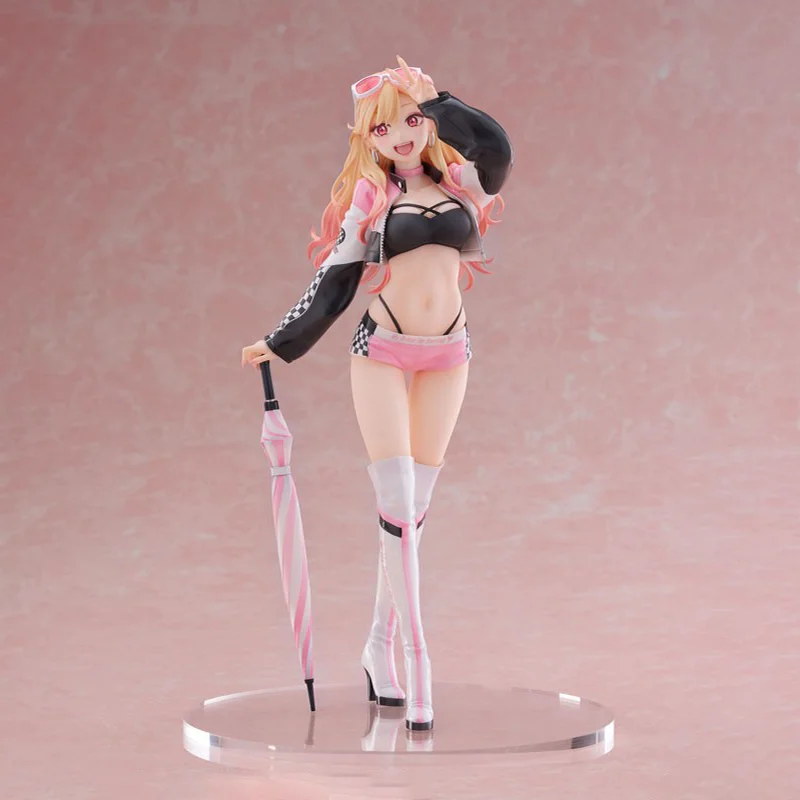 【ของแท้ 100%】ตุ๊กตา ANIPLEX Sono Bisque รุ่น Wa Koi O Suru Kitagawa Marin 1/7 Race Queen Ver.H=23CM ของสะสมตัวละครอนิเมะ ของเล่นโมเดล