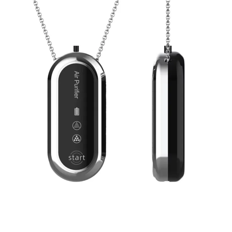 Terahertz Frequency Therapy Wearable USB Rechargeable Portable Personal Negative Ion Air Purifier Mini Non-Therapeutic