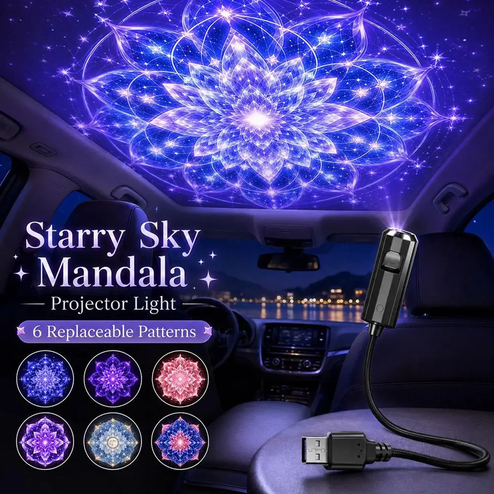 USB Moon Earth 360 Degree Projection Lamp Starry Sky Night Light Portable Marine Life Projector Light for Home Bedroom Decoratio