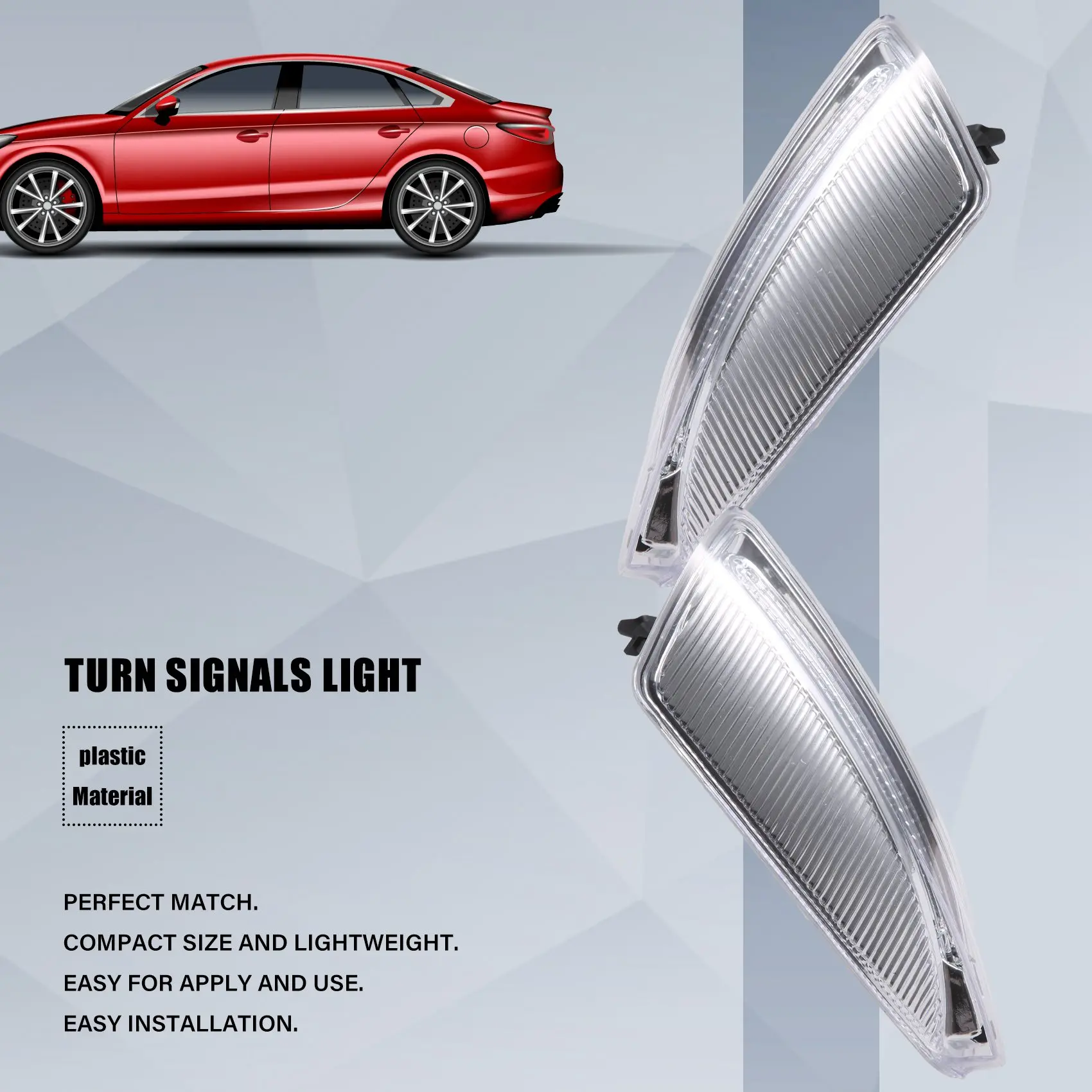 سيارة اليسار واليمين الصمام مرآة الرؤية الخلفية بدوره إشارة الضوء ، مرسيدس بنز فيانو فيانو فيتو W639 W204 A2048200721 A2048200821