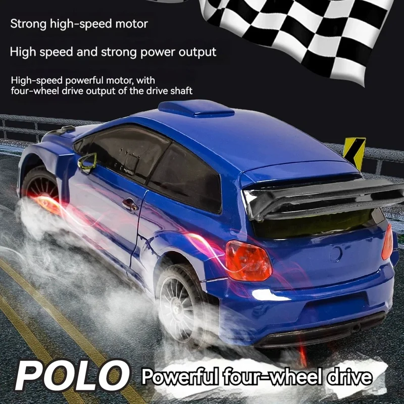 Novo modelo ld 1/28polo simulação de tração nas quatro rodas carro de controle remoto brinquedo de corrida giroscópio 2801p presente de carro de deriva proporcional completo