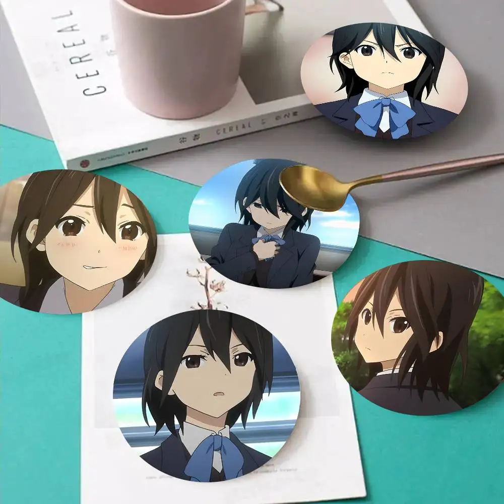 1pc Himeko Inaba Anime Characters Wooden Coaster Colour Printing Cup Mat Home Desk Decoration Gifts