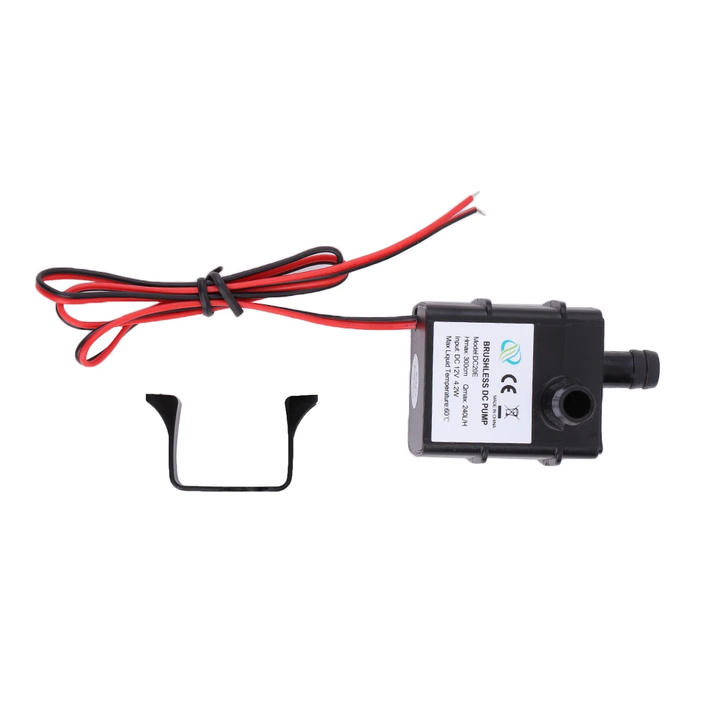 DC 12V Brushless Motor Water Pump, Circulação, Bomba Submersível, Adequado para Aquários, Aquários, Lagoas, Fontes, 12V