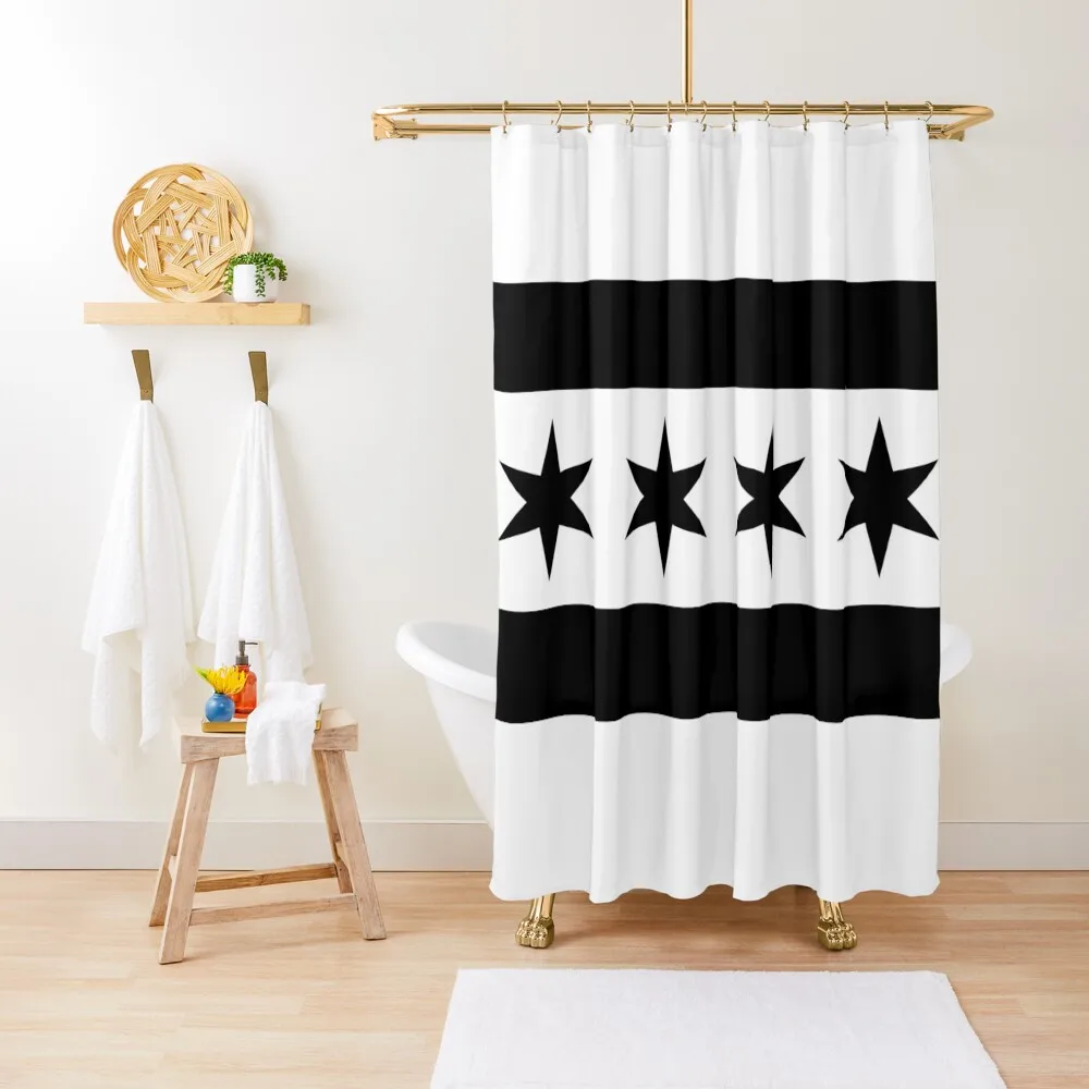 

Chicago Shower Curtain In The Bathroom Waterproof Fabric Shower Bathroom And Shower Bathroom Accessories Curtain