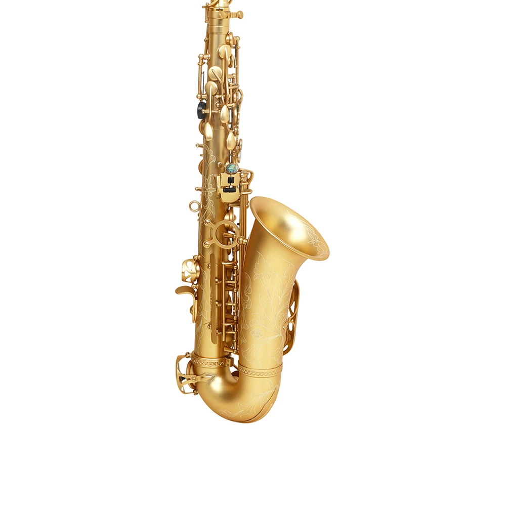 High Quality Gold Lacquer Professional Alto Saxophone LDAF-6000 Woodwind Instrument With Saxophone Box