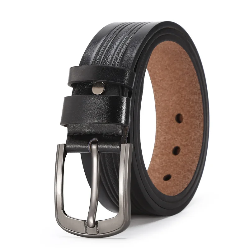 2021 New Hot Selling Man Belt Faux Leather Alloy Pin Buckle Men Belt for Male Jeans