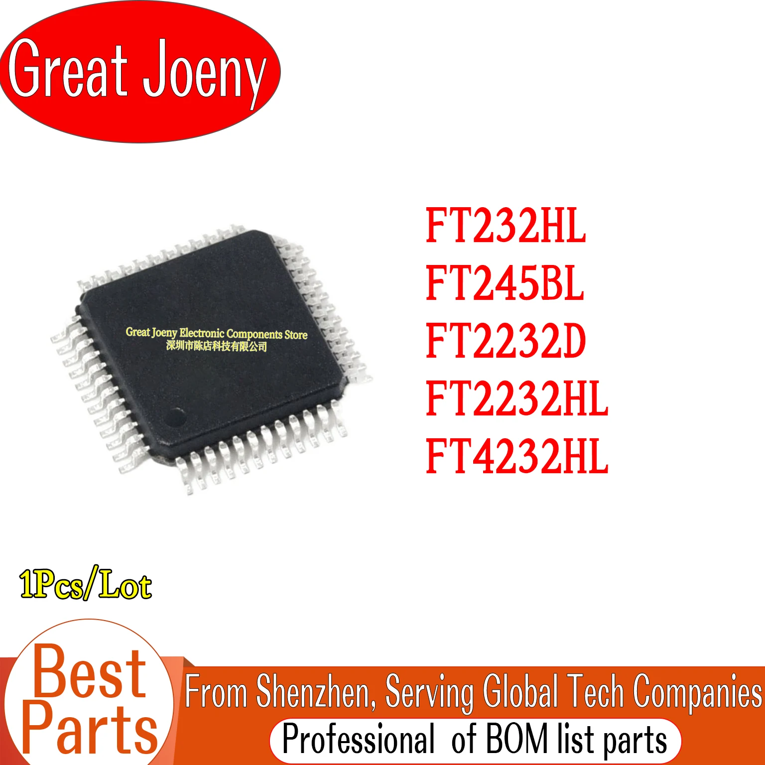 FT232HL FT245BL FT2232D FT2232HL FT4232HL IC Chipset