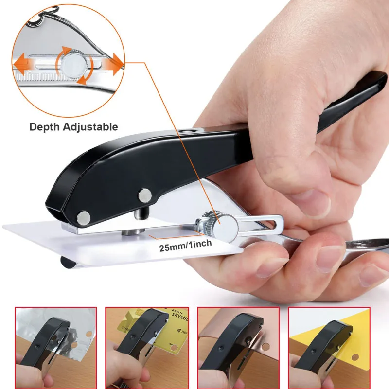 Screw Covers Hole Punch Aperture Round Punch Pliers Credit Photo Paper Card Corner Round Puncher Plier Paper Cutter 3/4/6/8/10mm