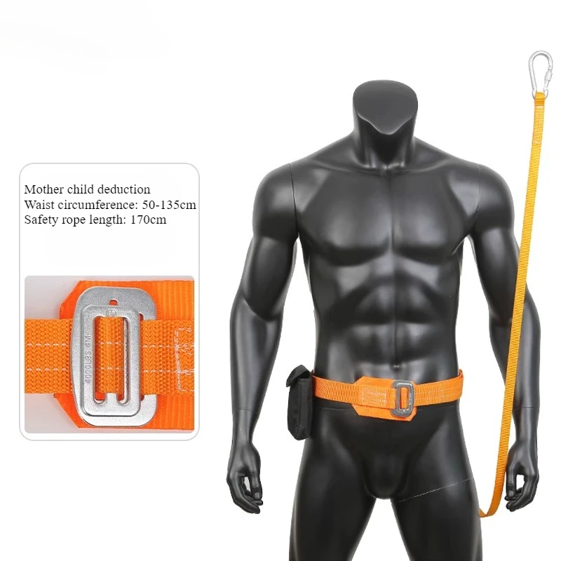 

Adjustable Climbing Protective Belt Labor Protection Electrician High-altitude Work Safety Belt