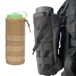 Tactical Molle Water Bottle Bag Outdoor Travel Camping Hiking Cycling Fishing Hunting Water Bottle Pouch Holder Kettle Carrier