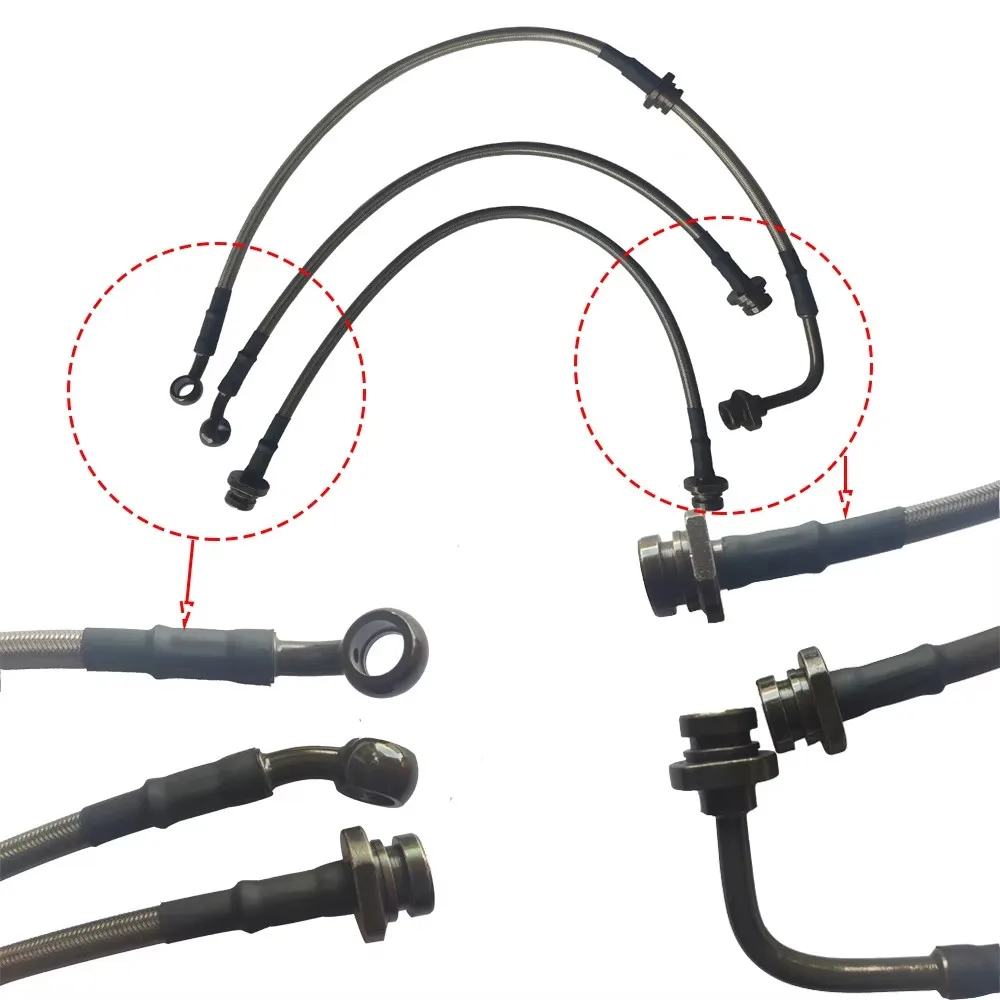 For 2007-2017 Suzuki Jimny JB23 JB43 Extend Lengthened Brake Hose 2-3 Inches Offroad Suspension Lift Kits Brake Lines