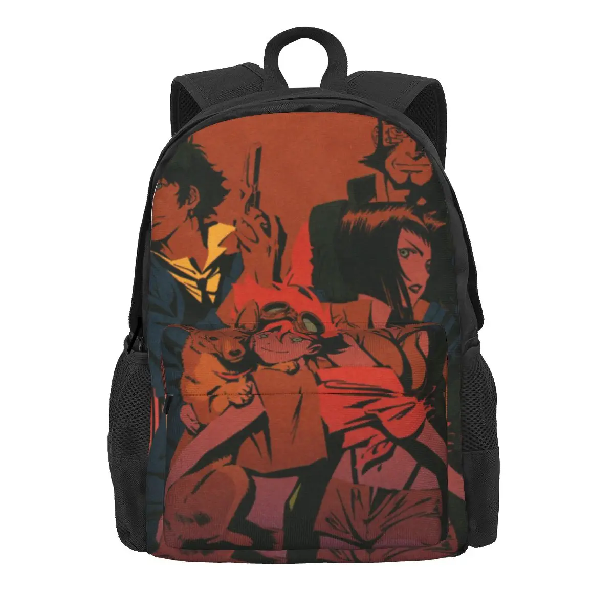 

See You Space Cowboy Bebop Women Backpack Student School Bag Anime Japan Rucksack Boys Girls Large Capacity Travel Rucksack