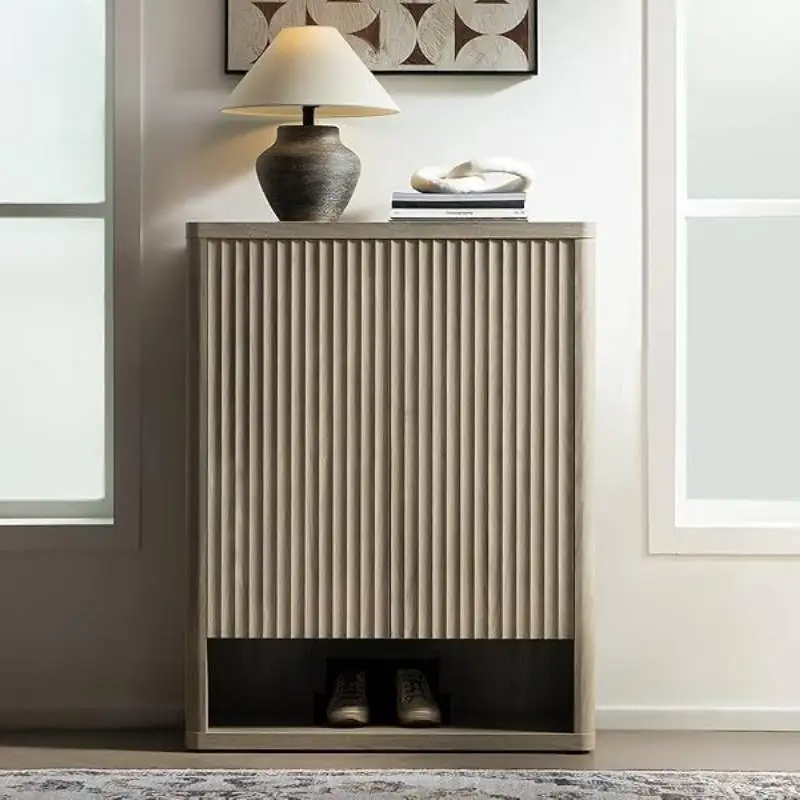 Dustproof Asian Style Shoe Cabinet Nordic Wood Space Saving Shoe Cabinet Corridor Corner Luxury Schuhschrank Furniture For Home