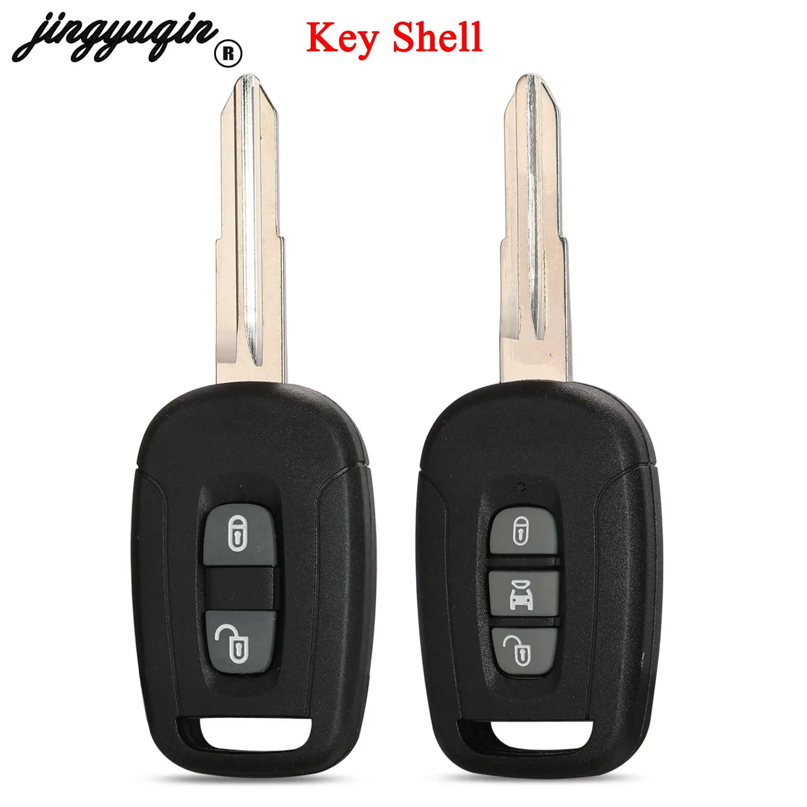 jingyuqin 2/3 przyciski inteligentny zdalny kluczyk samochodowy do Chevrolet Captiva Fob z ostrzem Auto Case zamiennik