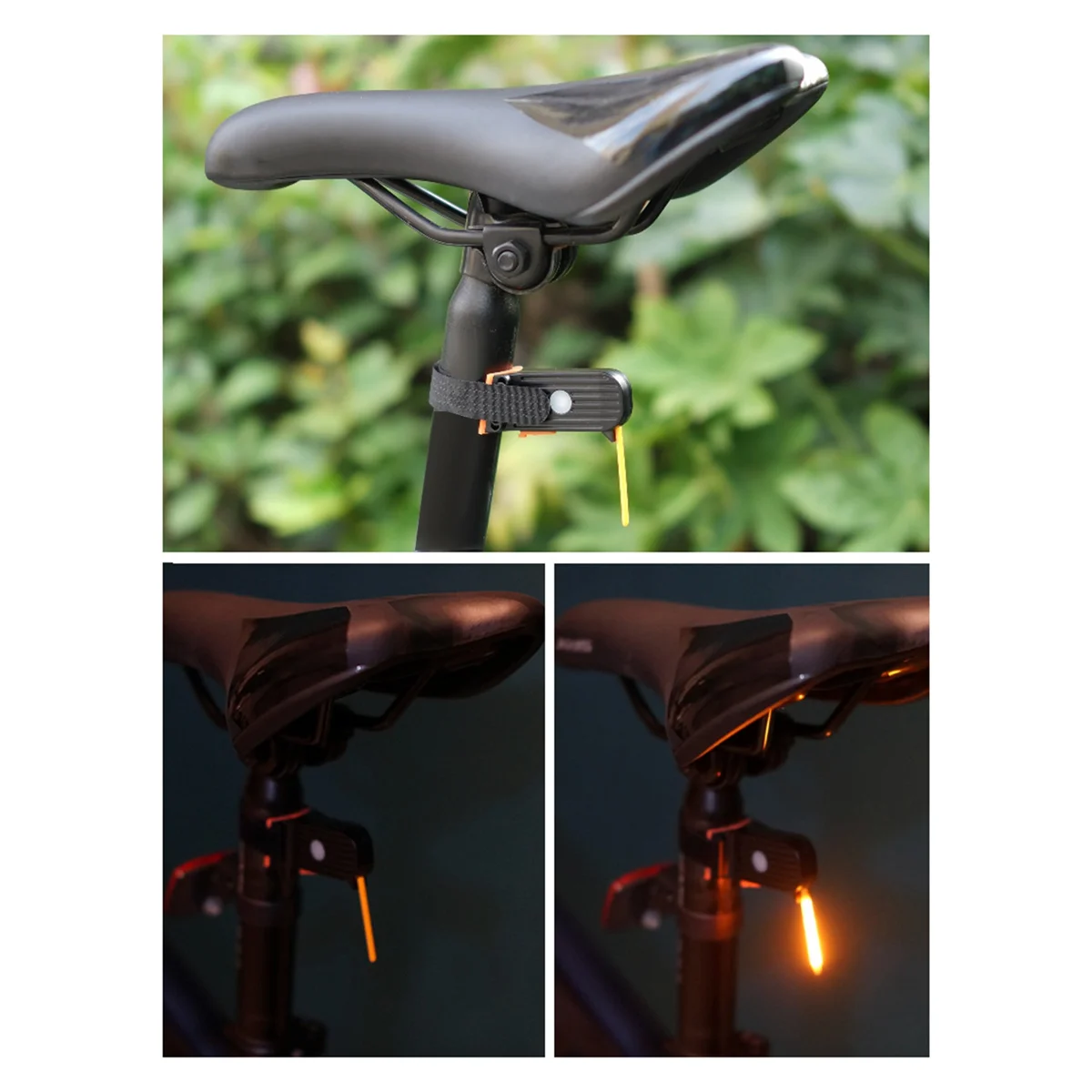 Bike Taillight Cycling Safety Warning Flashlight Waterproof Rechargeable Mountain Road Bicycle Rear