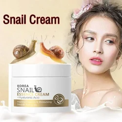 Laikou caracol creme facial ácido hialurônico hidratante reduzir rugas creme colágeno nutritivo soro creme de dia para rosto