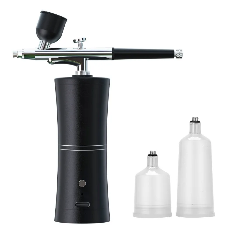 A74E-Portable Cordless Airbrush Kit For Nails Art, For Makeup, Cake Decorating& Model Painting