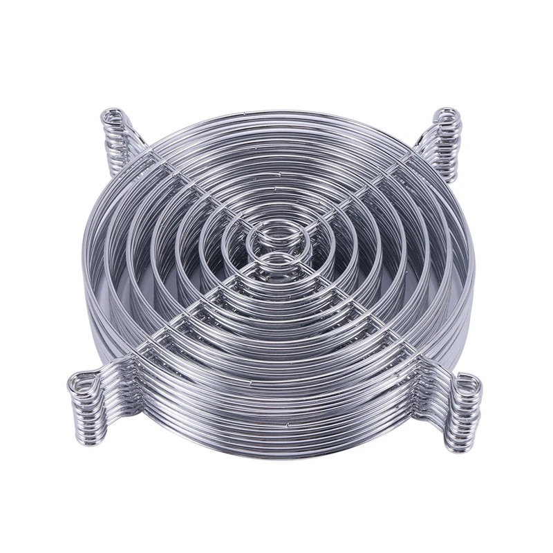 

10 шт., сетчатый металлический вентилятор охлаждения компьютера, 120 мм