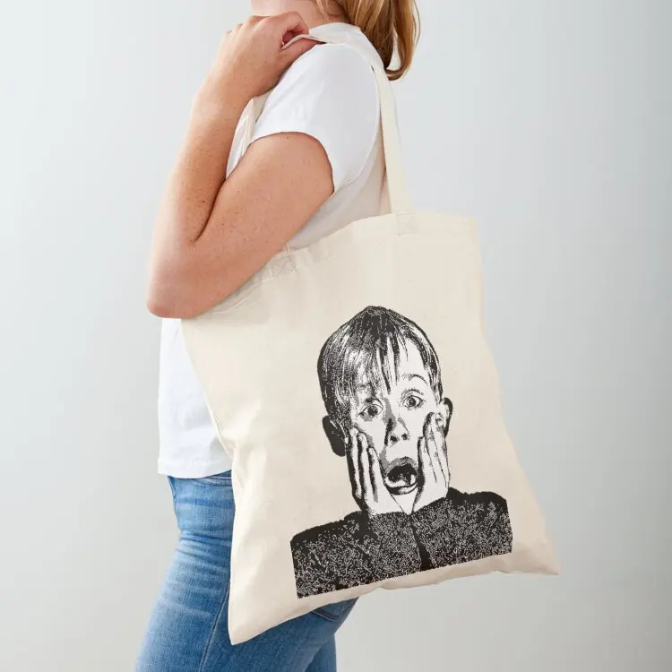 

At Home Alone Tote Bag Cloth bag bag luxury women cute pouch shopper women canvas