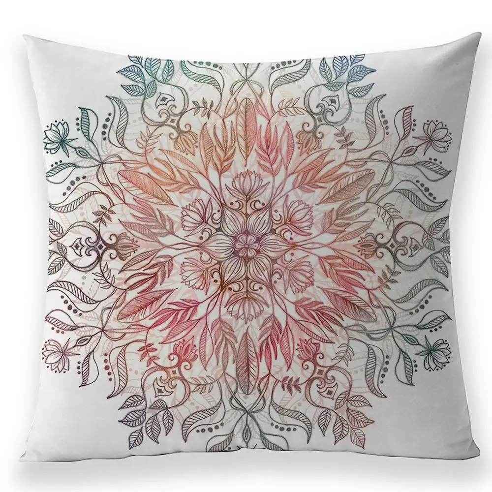 Boho Mandala Pillow Cover Seat Sofa Bedroom Living Room Cushion  Home Decor Gift Car  Accessories Ornament