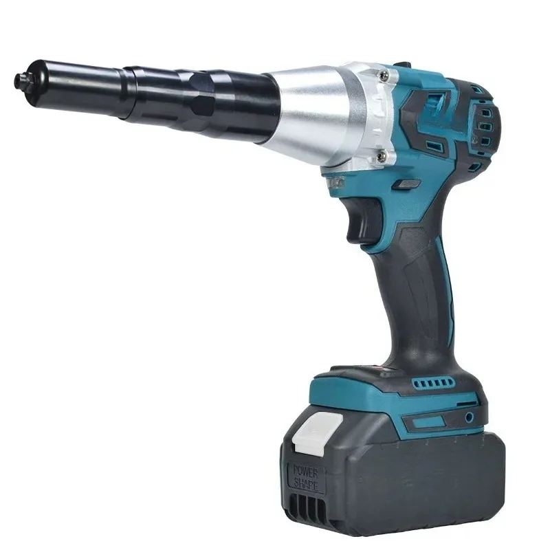 Rechargeable Automatic Electric Rivet Gun Handheld Pull Core Riveting Industrial Tool