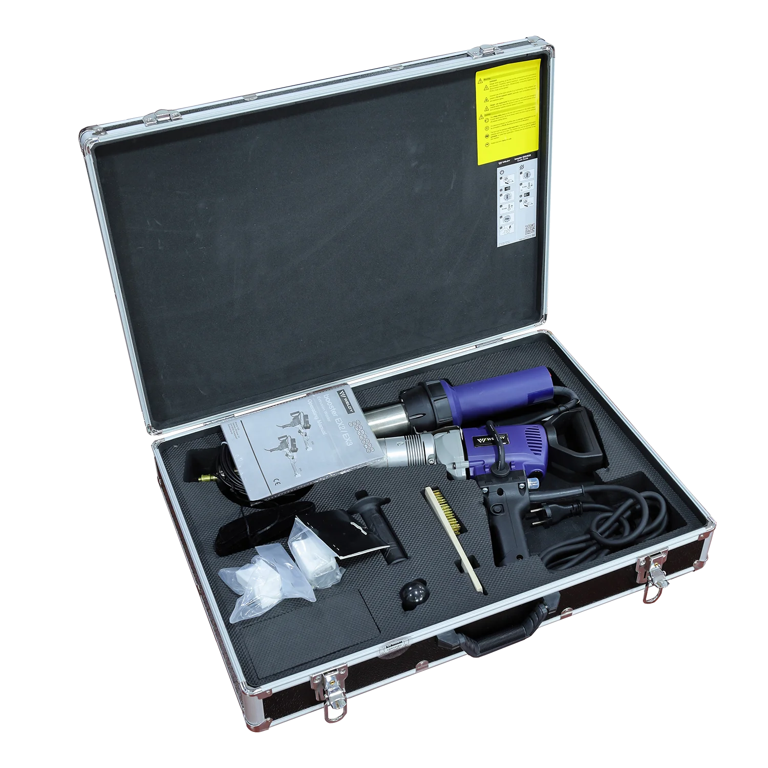 

Weldy Booster EX3 HDPE Membrane Welder Hand Extruder for Landfill Projects