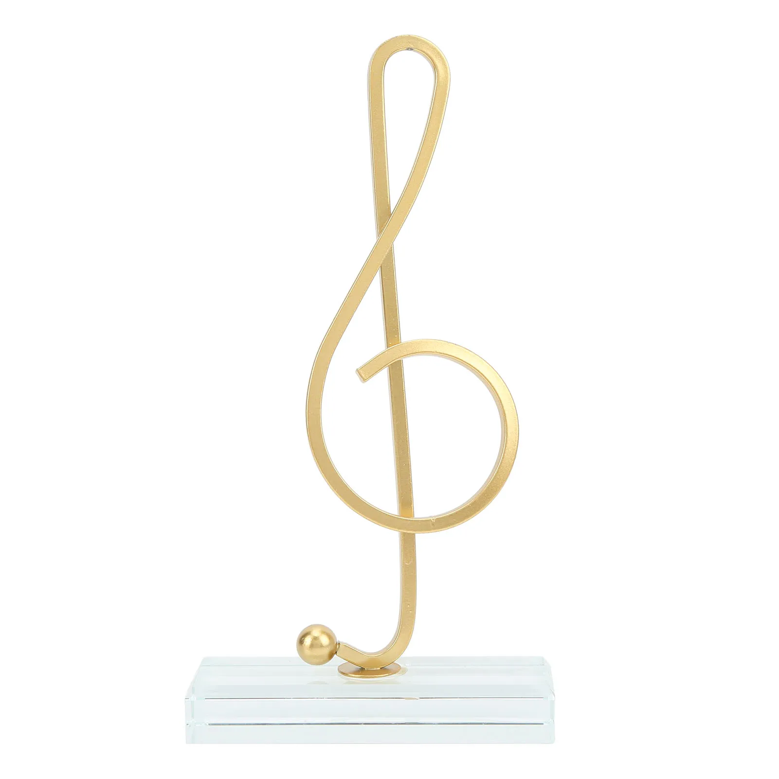 

Music Note Statue Light Luxury Style Musical Notes Sculpture TV Cabinet Wine Cabinets Office Table Decor Housewarming Gift